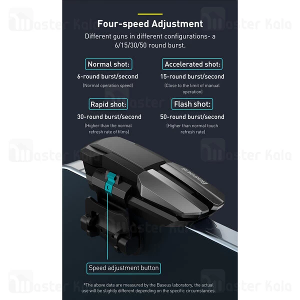 دسته بازی Baseus GAMO Mobile Game automatic combo Button GMGA10-01