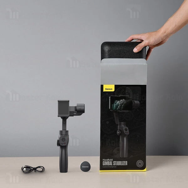 گیمبال و استابلایزر دوربین بیسوس Baseus Handheld Gimbal Stabilizer Control Smartphone SUYT-0G