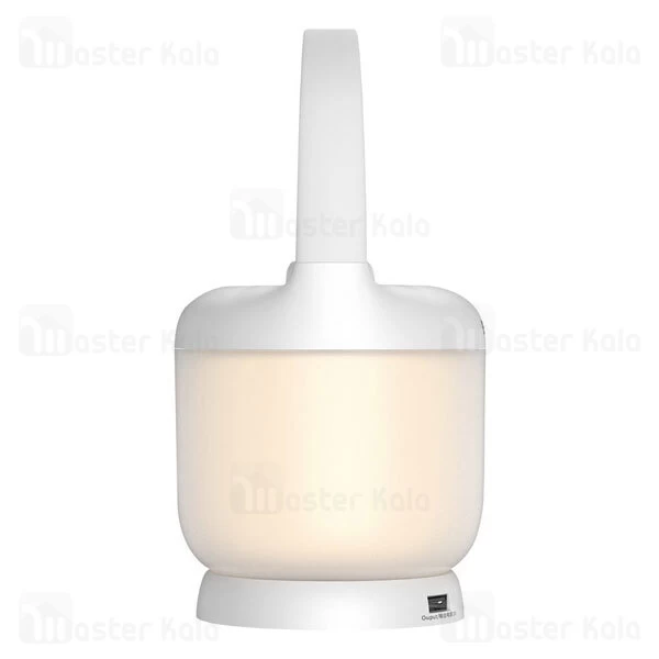 چراغ خواب Baseus Moon white Series Portable Wireless Light Lamp DGYB-02