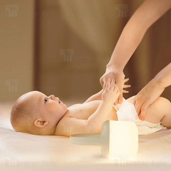 چراغ خواب Baseus Moon white Series Portable Wireless Light Lamp DGYB-02