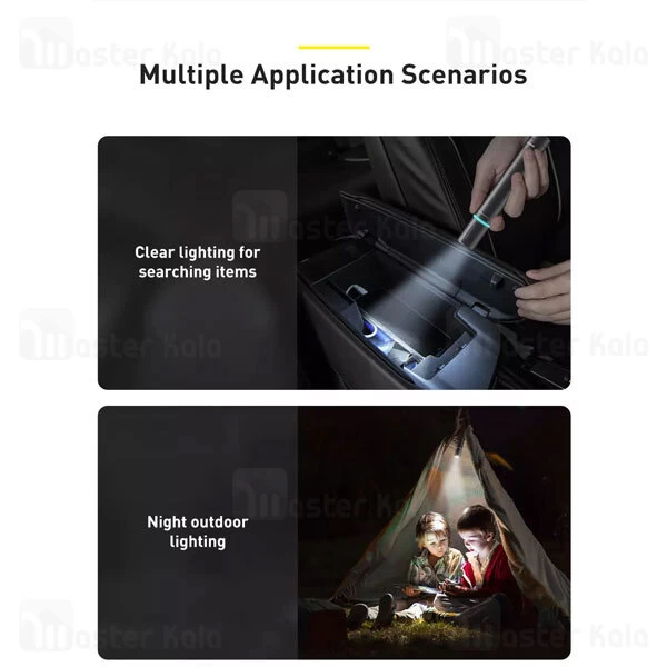 چکش اضطراری Baseus Savior Window Breaking Flashlight CRSFH-B01