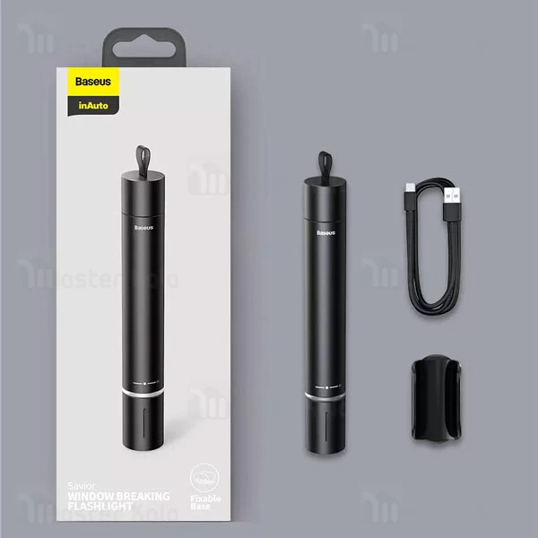 چکش اضطراری Baseus Savior Window Breaking Flashlight CRSFH-B01
