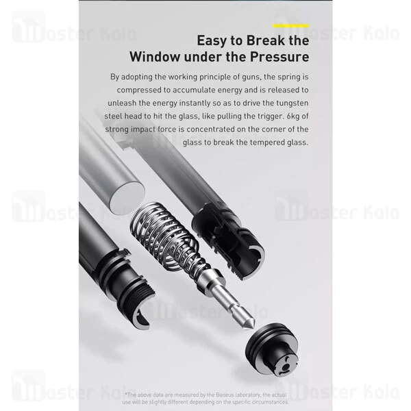 چکش اضطراری Baseus Savior Window Breaking Flashlight CRSFH-B01