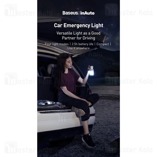 چراغ اضطرار Baseus Moon white Series Portable Wireless Light Lamp CRYJD01-A02