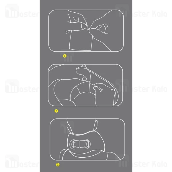 بالش گردن Baseus Thermal Series Memory Foam U-Shaped Neck Pillow FMTZ-0G