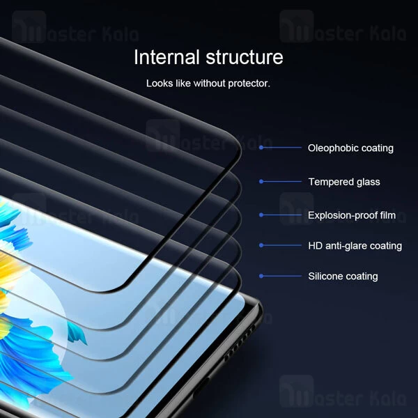 گلس Huawei Mate 40 Pro Nillkin 3D CP+ Max Glass Screen