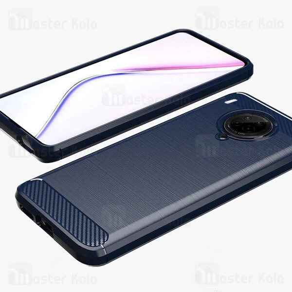 قاب محافظ ژله ای Huawei Y9a Fiber Carbon Rugged Armor Case