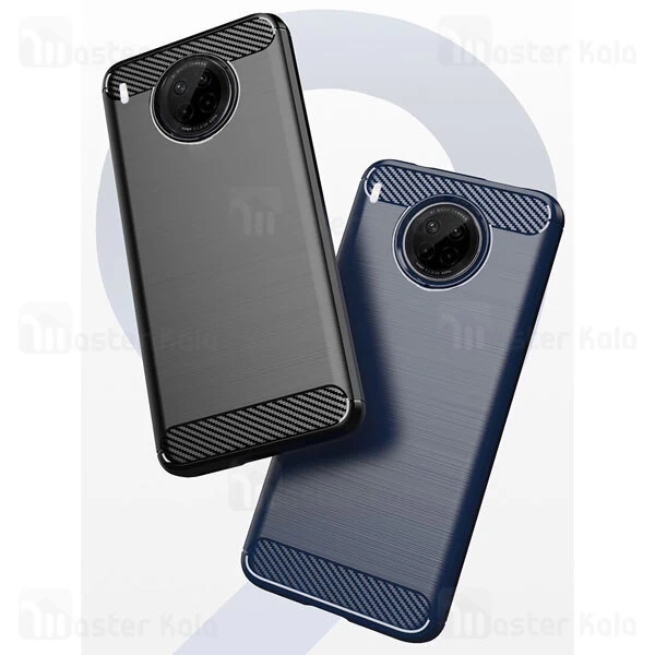 قاب محافظ ژله ای Huawei Y9a Fiber Carbon Rugged Armor Case