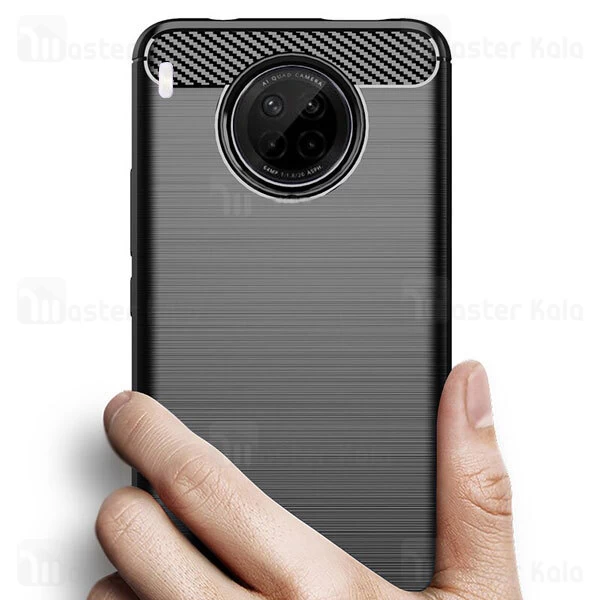 قاب محافظ ژله ای Huawei Y9a Fiber Carbon Rugged Armor Case