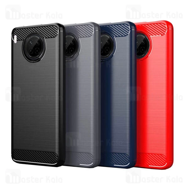 قاب محافظ ژله ای Huawei Y9a Fiber Carbon Rugged Armor Case