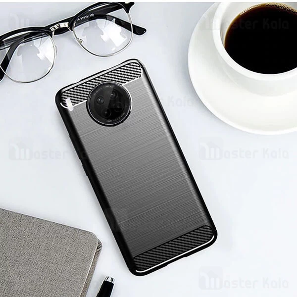 قاب محافظ ژله ای Huawei Y9a Fiber Carbon Rugged Armor Case