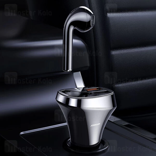 هندزفری بلوتوث و شارژر فندکی جویروم Joyroom Car Charger Wireless Earphone 2x USB JR-CP2 توان 28 وات