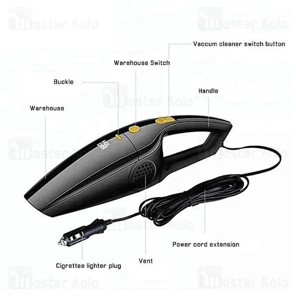 جارو برقی Joyroom HL-CY001 High-Power Car Vacuum Cleaner Upgraded Version 120W