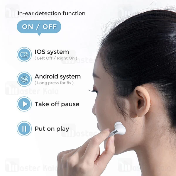 هدست بلوتوث دوگوش Joyroom True Wireless Bilateral Bluetooth Earbuds JR-T03 Pro 2020