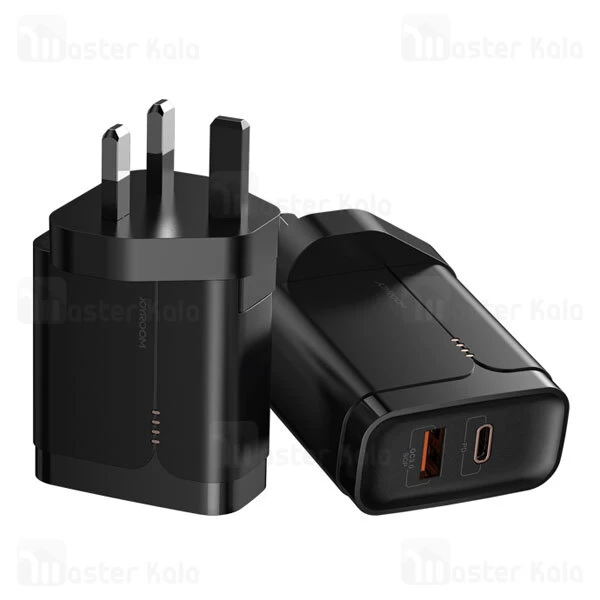 شارژر دیواری جویروم Joyroom L-QP361 Dual Port Travel Charger 36W QC UK Plug توان 3 آمپر