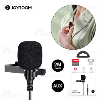 میکروفون سیم دار جویروم Joyroom JR-LM1 Lavalier Microphone 3.5mm Jack 2M طول 2 متر