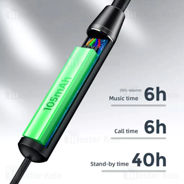 هندزفری بلوتوث جویروم Joyroom Neck-Band Wireless Bluetooth Headphone JR-D7 طراحی مگنتی و ضد آب