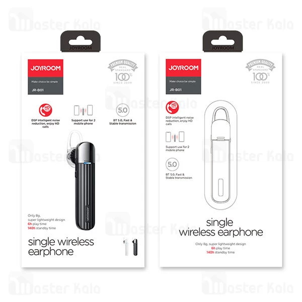 هدست بلوتوث تک گوش جویروم Joyroom Single Side Bluetooth Headset JR-B01