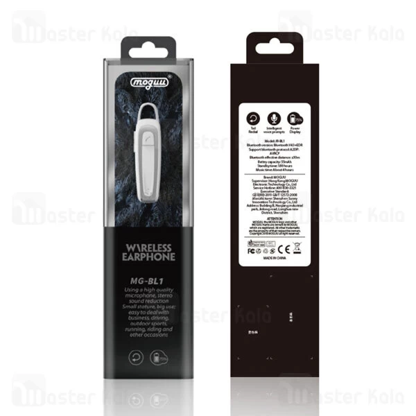 هدست بلوتوث تک گوش جویروم Joyroom Single Side Wireless Headset MG-BL1 HiFi