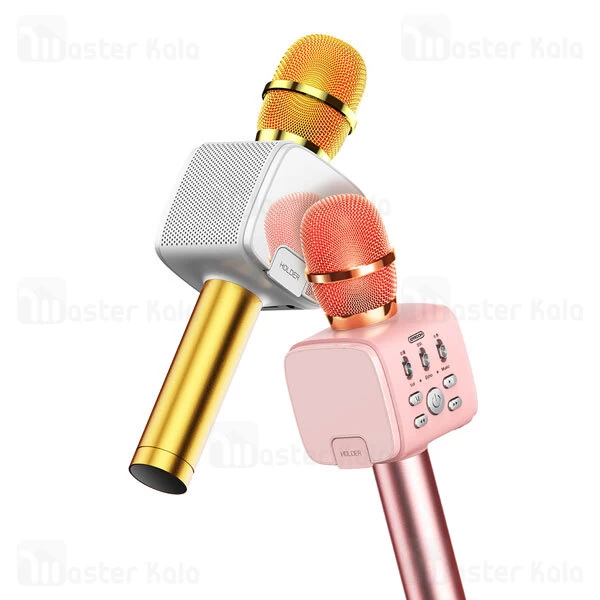 میکروفون بی سیم و هولدر گوشی جویروم Joyroom Wireless Microphone JR-MC3 with Mobile Holder