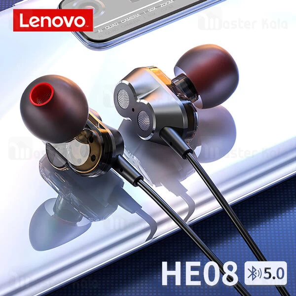 هندزفری بلوتوث Lenovo HE08 Hanging Wireless Bluetooth