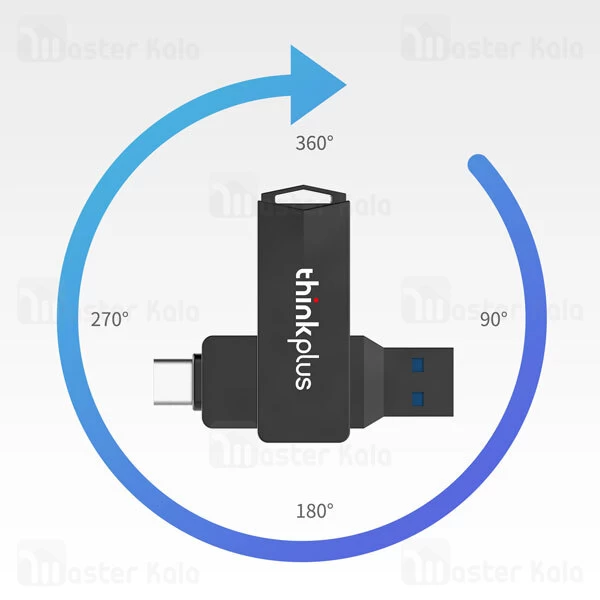 فلش مموری Lenovo Thinkplus MU254 64GB USB 3.1 Double Head