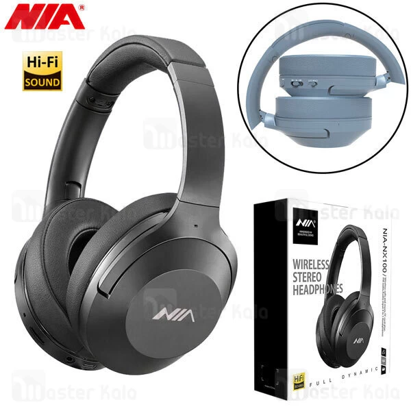 هدفون بلوتوث NIA NX100 Wireless Bluetooth Headphones