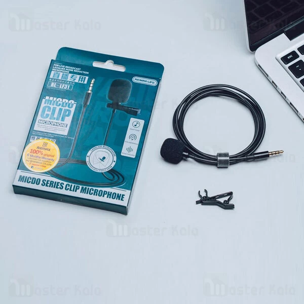 میکروفون سیم دار ریمکس Remax Life RL-LF31 Micdo Series Clip Microphone طول 1.2 متر