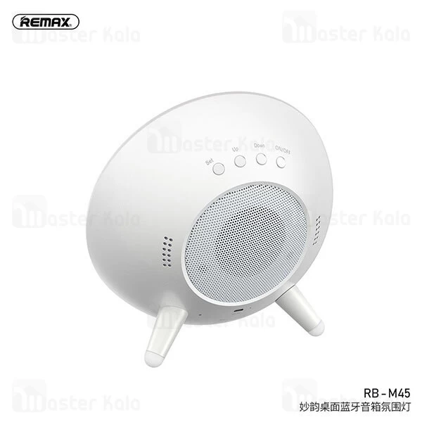 اسپیکر بلوتوث ریمکس Remax RB-M45 Mioyun Series Bluetooth Speaker توان 5 وات دارای ساعت