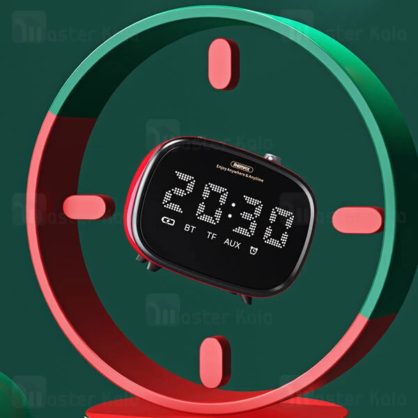 اسپیکر بلوتوث Remax RB-M52 2in1 Wireless Hifi Speaker and Alarm Clock