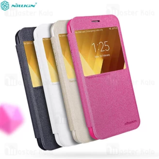 کیف کلاسوری هوشمند نیلکین سامسونگ Samsung Galaxy A3 2017 / A320F Nillkin Sparkle