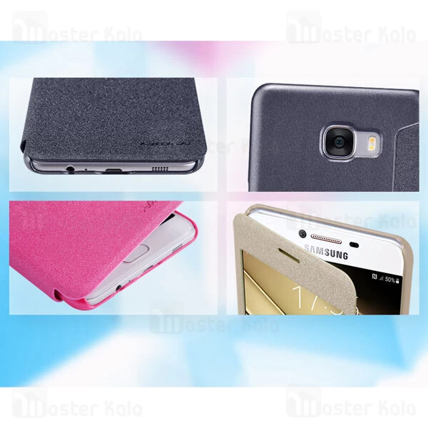کیف کلاسوری Samsung Galaxy C7 Nillkin Sparkle Case