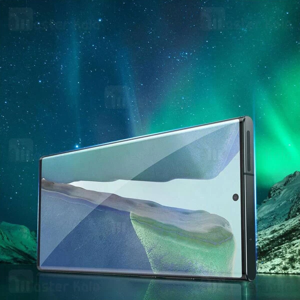 محافظ نانو Samsung Galaxy Note 20 Ultra Full Screen Curved Surface Water Gel Protector Baseus SGSANOTE20P-SA02 2pcs