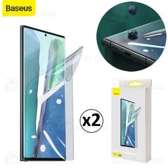 پک 2 تایی محافظ نانو تمام صفحه خمیده Samsung Galaxy Note 20 Ultra Baseus Water Gel SGSANOTE20P-SA02