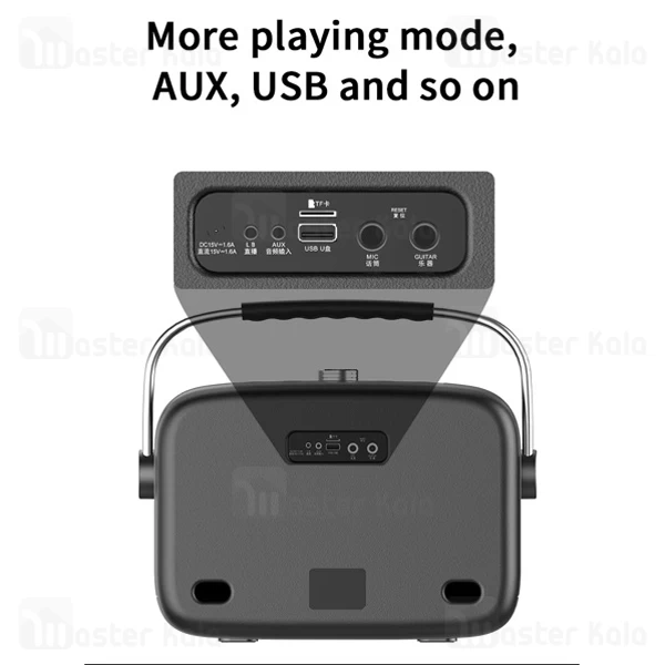 اسپیکر بلوتوث W-King K9 Amplifier Bluetooth Speaker with 2x Microphone