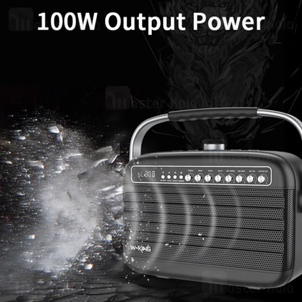 اسپیکر بلوتوث W-King K9 Amplifier Bluetooth Speaker with 2x Microphone
