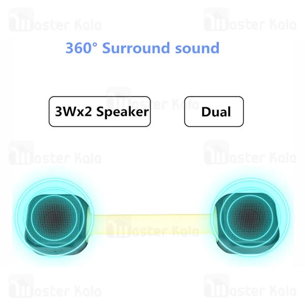 اسپیکر W-King S22 True Wireless Stereo Bluetooth Speaker 6W
