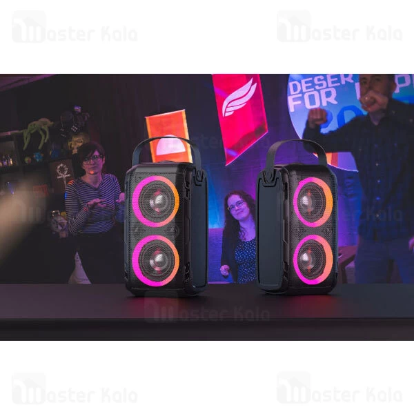 اسپیکر W-King T9 True Wireless Stereo Bluetooth Speaker 80W With Microphone