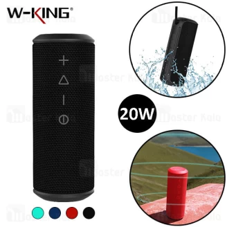 اسپیکر بلوتوث دبلیو کینگ W-King X6s TWS Bluetooth Speaker 20W رم خور و توان 20 وات