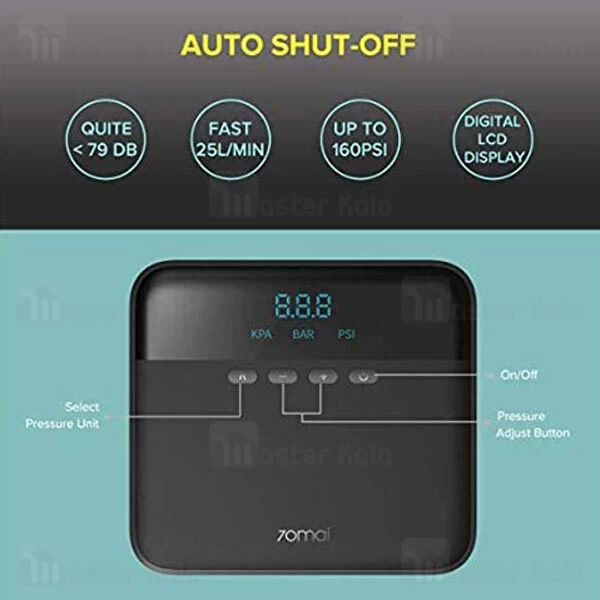 کمپرسور باد شیائومی Xiaomi 70Mai Midrive TP03 Air Compressor