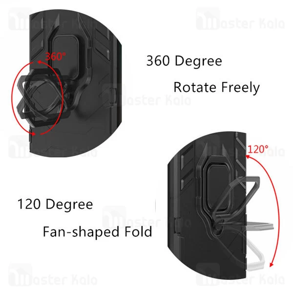 گارد ضد ضربه انگشتی شیائومی Xiaomi Poco X3 KEYSION ShockProof Armor Ring