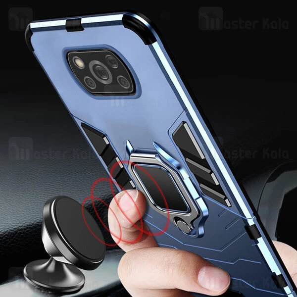 گارد ضد ضربه انگشتی شیائومی Xiaomi Poco X3 KEYSION ShockProof Armor Ring