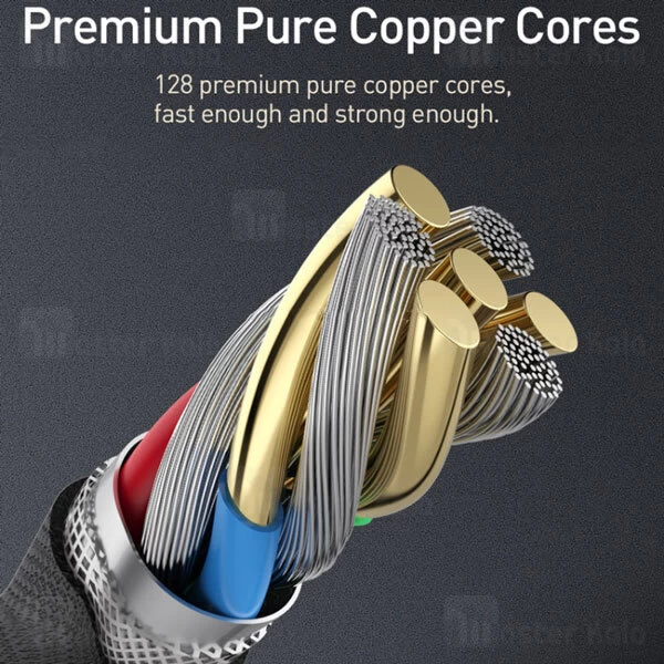 تبدیل Baseus 2in1 iP Male to Dual iP Female Adapter L55