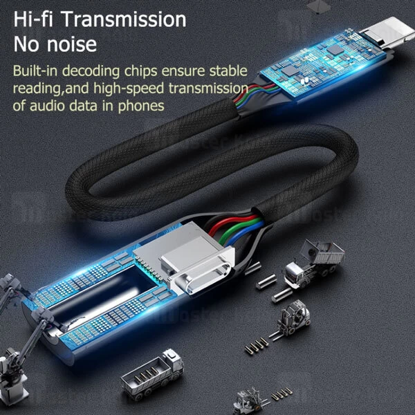 تبدیل Baseus 2in1 iP Male to Dual iP Female Adapter L55