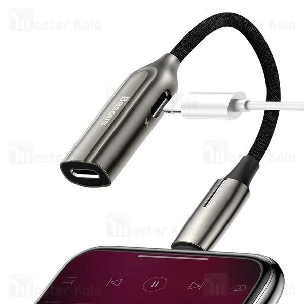 تبدیل Baseus 2in1 iP Male to Dual iP Female Adapter L55