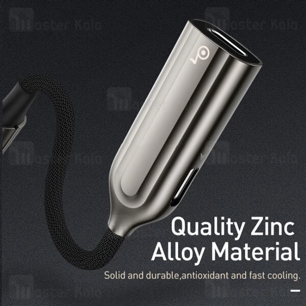 تبدیل Baseus 2in1 iP Male to Dual iP Female Adapter L55