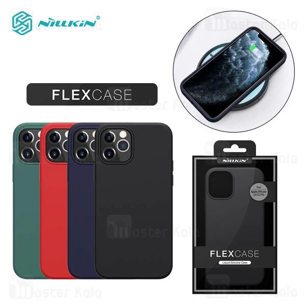 قاب سیلیکونی نیلکین آیفون Apple iPhone 12 / 12 Pro Nillkin Flex PURE Case
