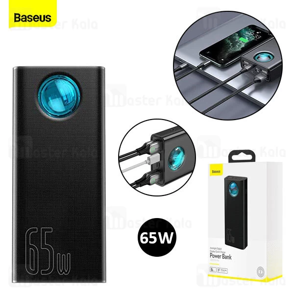 پاوربانک Baseus Amblight Digital Display QC3 PD3 PPLG000101 65W Power Bank