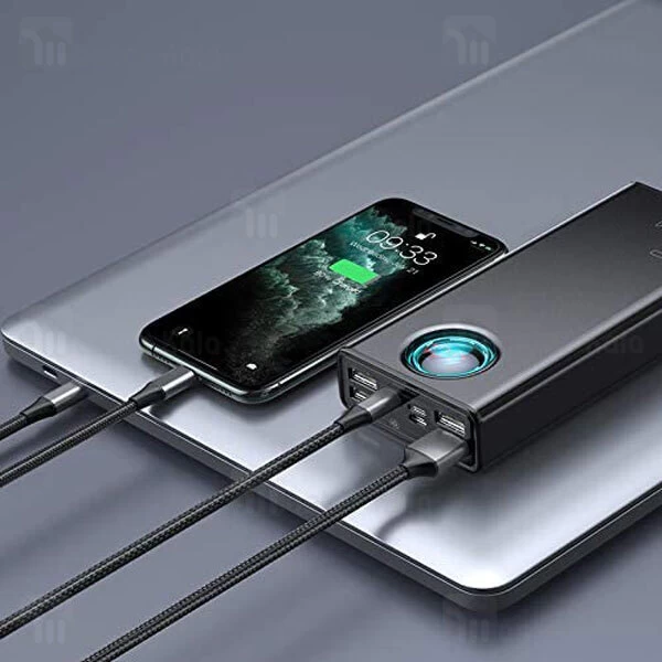 پاوربانک Baseus Amblight Digital Display QC3 PD3 PPLG000101 65W Power Bank