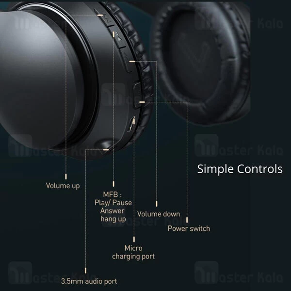 هدفون بلوتوث Baseus D07 Encok Wireless Bluetooth Headphones NGD07-01